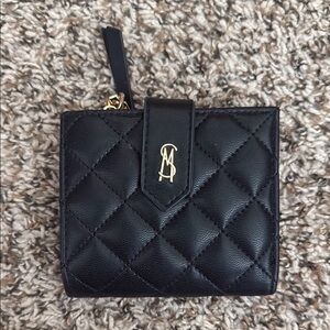 Steve Madden Black Quilted Wallet